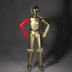 C3PO model from Star Wars - Maya/Redshift