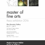 Thesis Exhibition Gallery Sign - InDesign