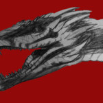 Dragon - pencil sketch, 2016 (personal)