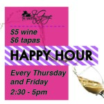 Happy Hour Ad for the Winery at St. George - Illustrator/InDesign