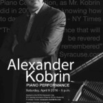 Piano Performance Flyer for WCSU - InDesign/Photoshop