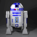 R2D2 model from Star Wars - Maya/Red Shift
