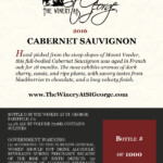 Winery at St. George Wine Label - InDesign